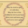May The Circle Be Open Yet Unbroken poster