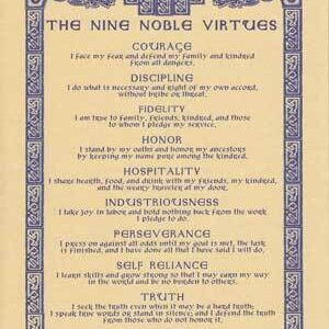 Nine Noble Virtues poster