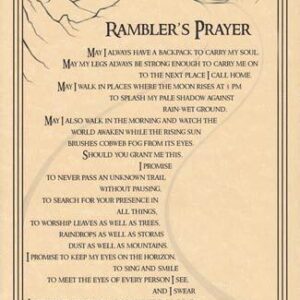 Rambler’s Prayer poster
