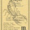 Scorpio zodiac poster Scorpio zodiac poster