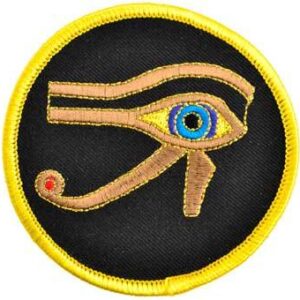 Eye of Horus sew-on patch 3″