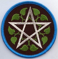Leafy Pentagram patch 3″