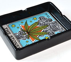 4″ x 5 1/4″ Stoner Tarot Card ashtray