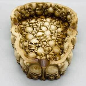 5 1/2″ Skull ashtray