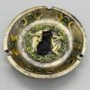 4 3/4″ Black Cat ashtray 4 3/4″ Black Cat ashtray