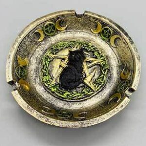 4 3/4″ Black Cat ashtray