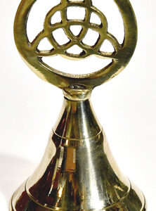 4″ Triquetra brass bell