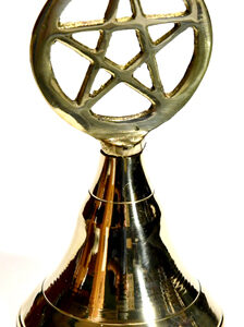 4″ Pentagram brass bell