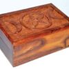 4″ x 6″ Triple Moon Pentagram wood box 4″ x 6″ Triple Moon Pentagram wood box