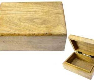 Natural wood box 4″ x 6″