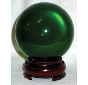 80mm Green gazing ball