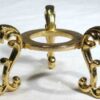 Gold Plated Flower gazing ball stand Gold Plated Flower gazing ball stand