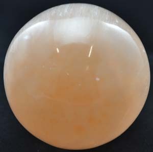 2 ” – 3″ Orange Selenite gazing ball