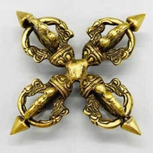 4.25″ brass Dorjee Double