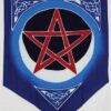Pentacle Moon Pennant 18″ x 16″ Pentacle Moon Pennant 18″ x 16″