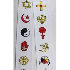 Interfaith Minister’s Stole white