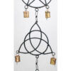 Pentagram, Triquetra, Solomon’s Seal wind chime 5″ Pentagram, Triquetra, Solomon’s Seal wind chime 5″