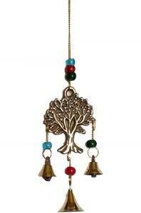 9″ Tree of Life brass chime
