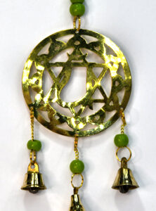 11″ Heart brass chime