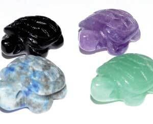 15mm Turtle various stones (2/pk)