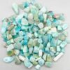 1 lb Amazonite tumbled chips 8-12mm 1 lb Amazonite tumbled chips 8-12mm