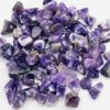 1 lb Chevron Amethyst tumbled chips 8-12mm 1 lb Chevron Amethyst tumbled chips 8-12mm