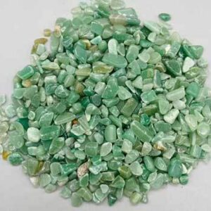 1 lb Aventurine, Green tumbled chips 5-8mm