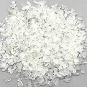 1 lb Glass tumbled chips 5-8mm