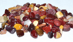 1 lb Mookaite tumbled chips 6-8mm