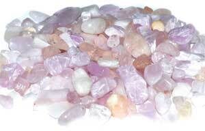 1 lb Morganite Beryl tumbled chips 5-8mm