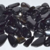 1 lb Obsidian, Black tumbled chips 7-9mm 1 lb Obsidian, Black tumbled chips 7-9mm