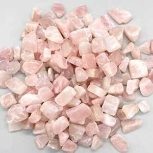 1 lb Rose Quartz tumbled chips 8-12mm