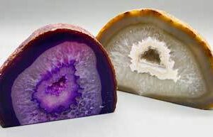 1-1.5# Died Agate Geode druse