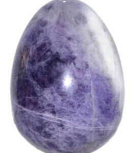 2″ Amethyst, Cheveron egg