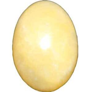 2″ Calcite, Yellow egg