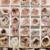 Flat of Pink Amethyst Geode (24 to 54 per box) Flat of Pink Amethyst Geode (24 to 54 per box)