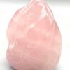 Rose Quartz flame shape Rose Quartz flame shape
