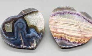 3+” Agate heart