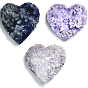 2″ Agate, Grape heart