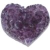 2″ Amethyst Druse heart (B quality) 2″ Amethyst Druse heart (B quality)