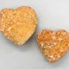 2-3″ Champagne druse heart 2-3″ Champagne druse heart