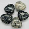 2″ Black in Green Stone heart 2″ Black in Green Stone heart