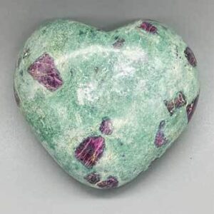 3″ Ruby Zoisite heart