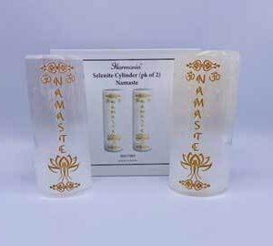 Namaste Selenite harmonizer (set of 2)