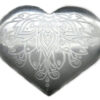 3″ Selenite heart , Lotus 3″ Selenite heart , Lotus