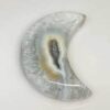 small Moon Druse Agate Geode small Moon Druse Agate Geode