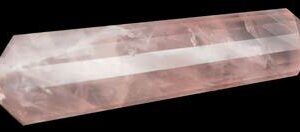 Double Terminated Rose Quartz Point  2″