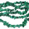 32″ Malachite chip necklace