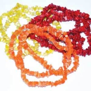 32″ Mixed Glass chip necklace