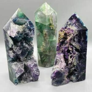 ~2.5# Fluorite, natural 1 side obelisk